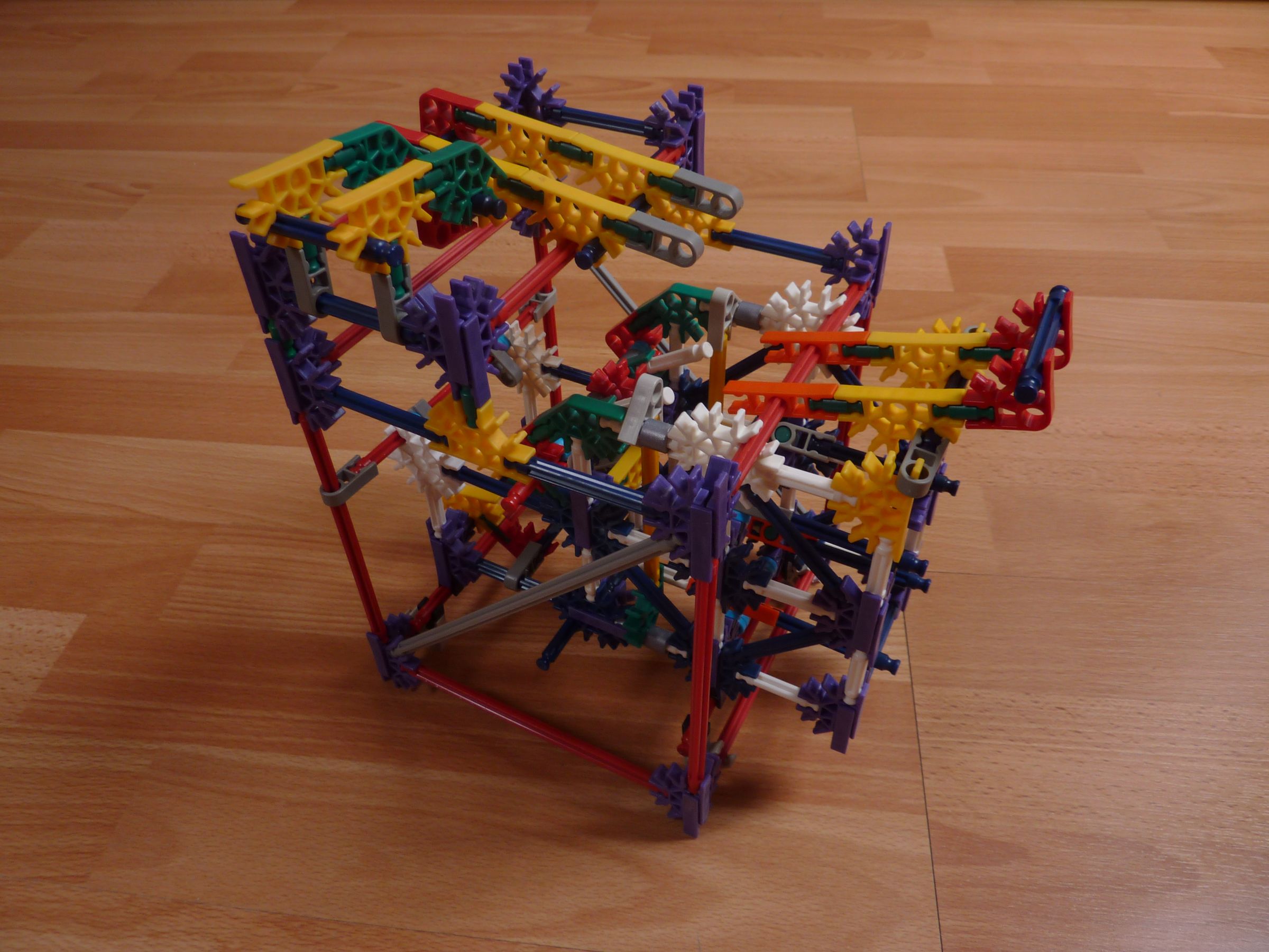 Stacker Separator, a Knex Ball Machine Path Separator 6 Steps