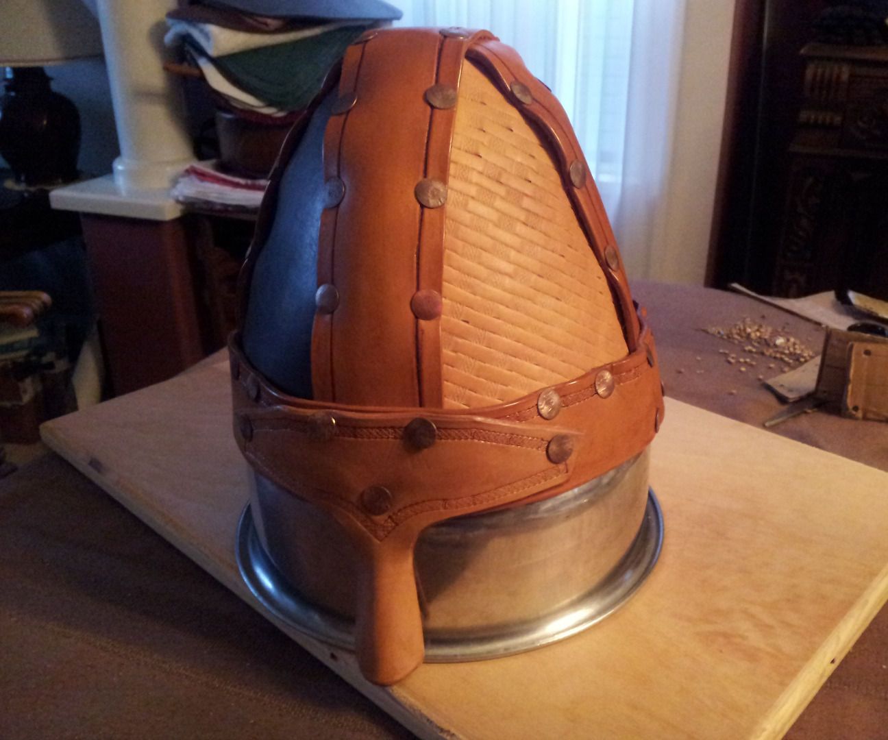 Leather Viking Spangenhelm