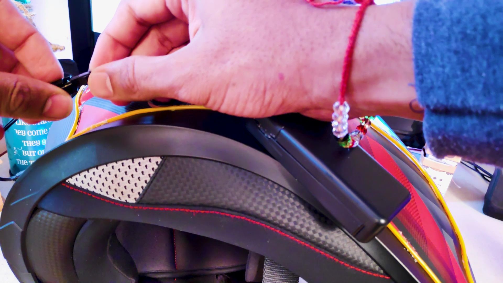 How to Install EL WIRE on Your Motorcycle Helmet 6 Steps Instructables