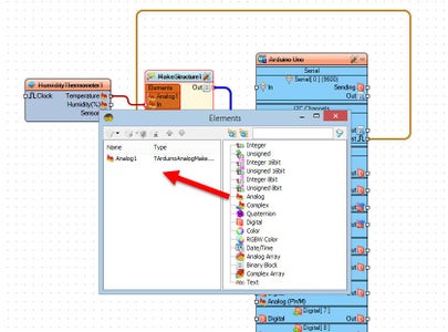 For Slave Arduino - in Visuino Add, Set & Connect Components