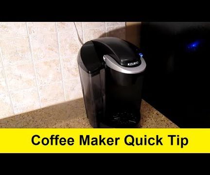 Coffee Maker Quick Tip - Super Easy Water Fill 