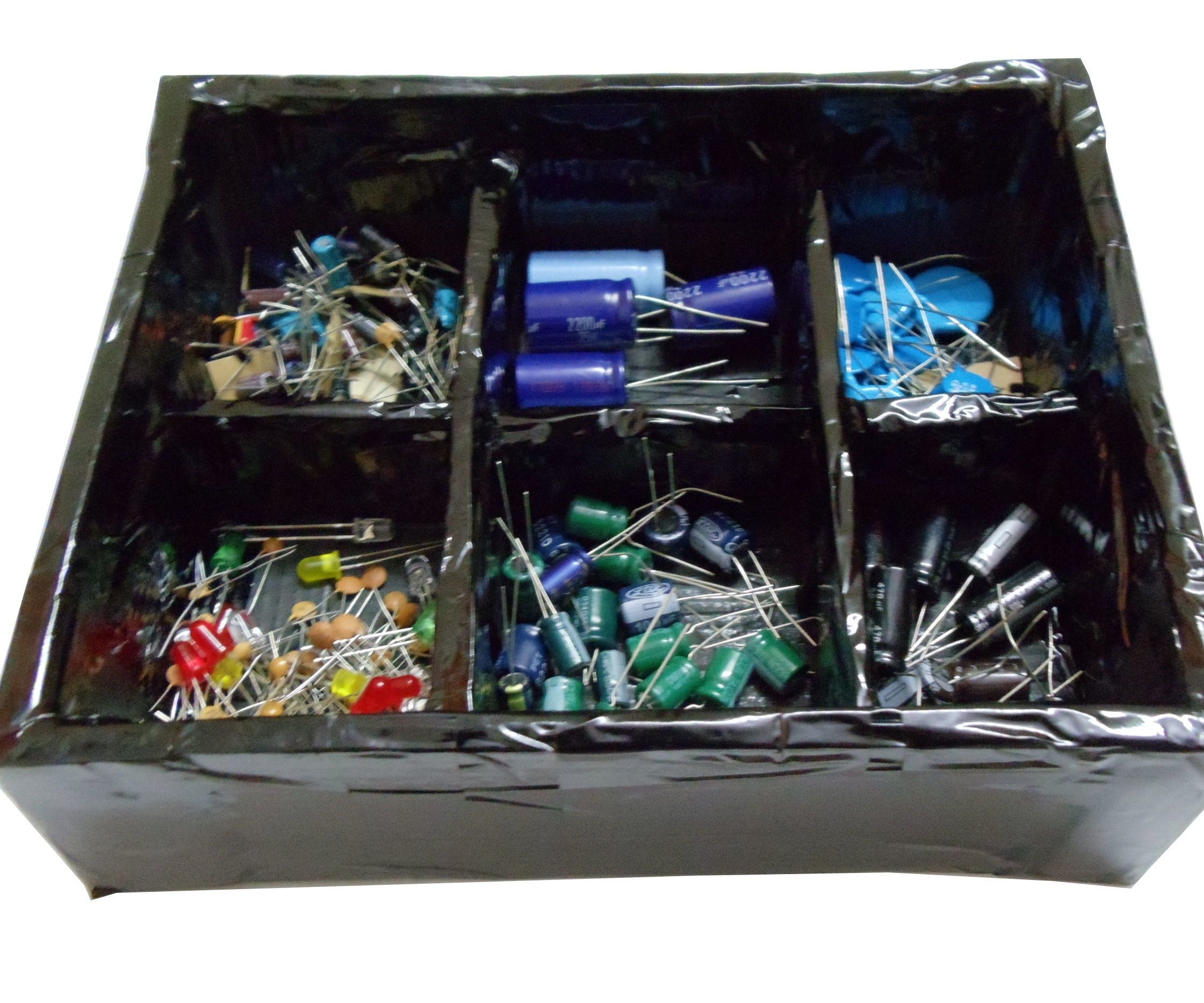 DIY | How to Make Component Storage Box From Pizza Box