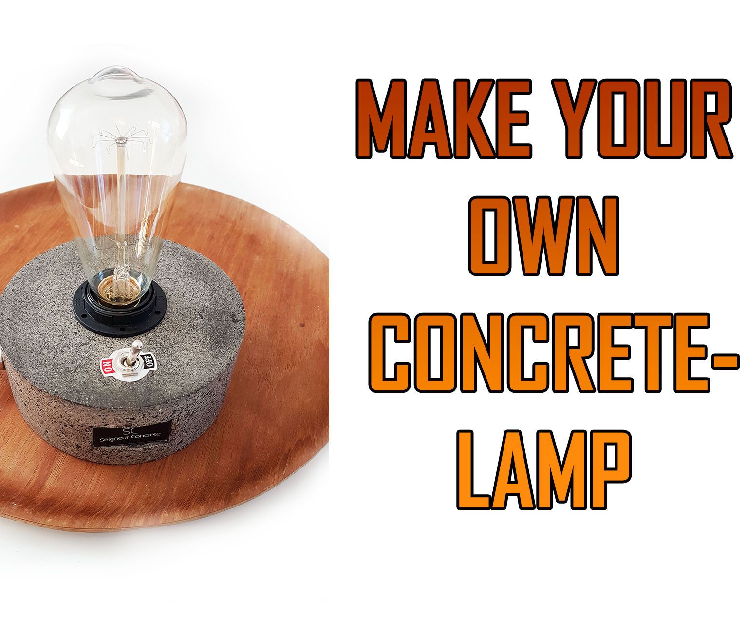 Exclusive Concrete Lamp