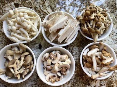 Slice Mushrooms