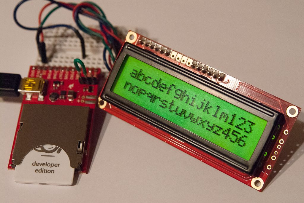 Wiring and Programming the Electric Imp With an LCD Display