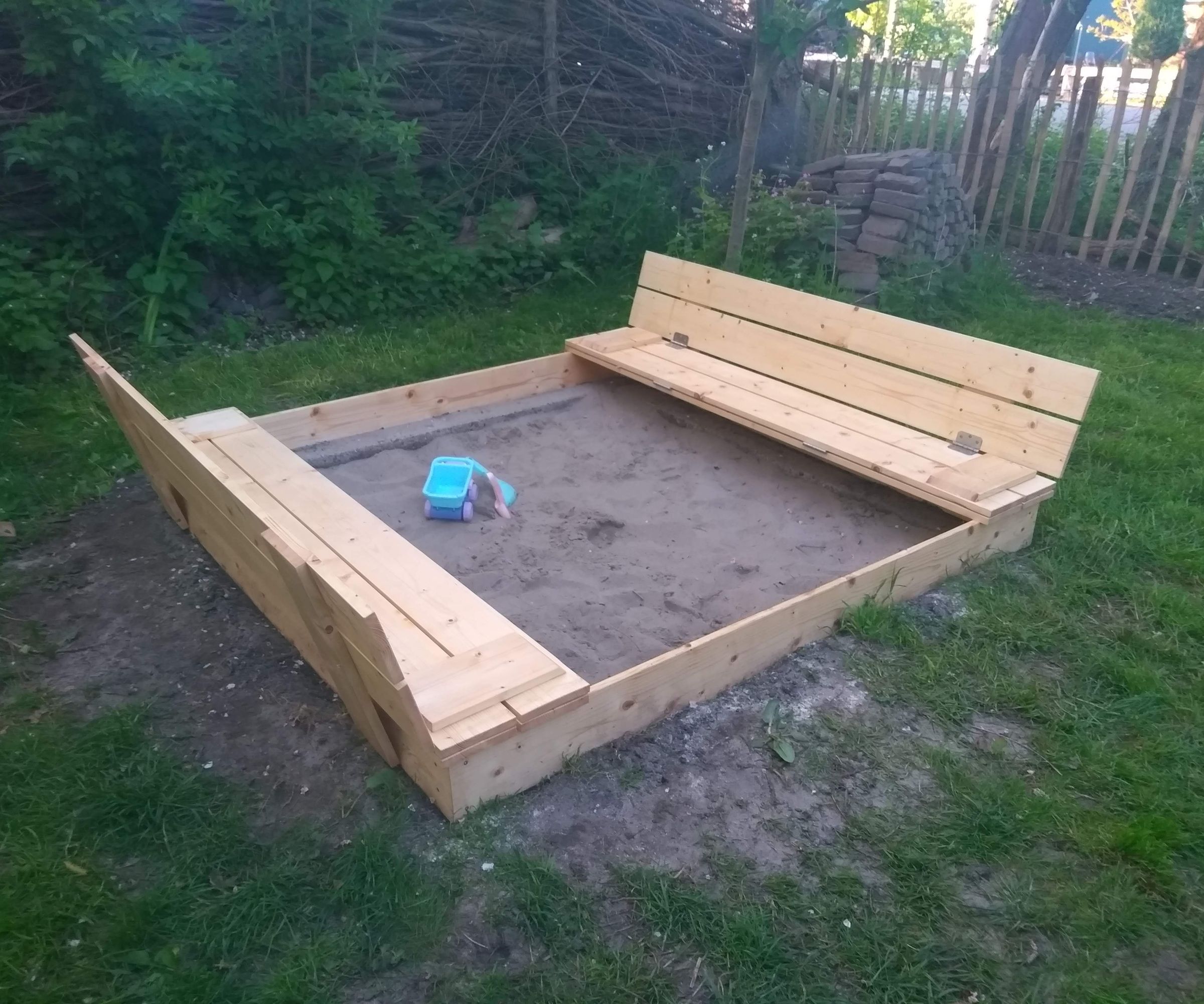 Sandbox Lid With Bench (Zandbak Deksel Met Bankje)