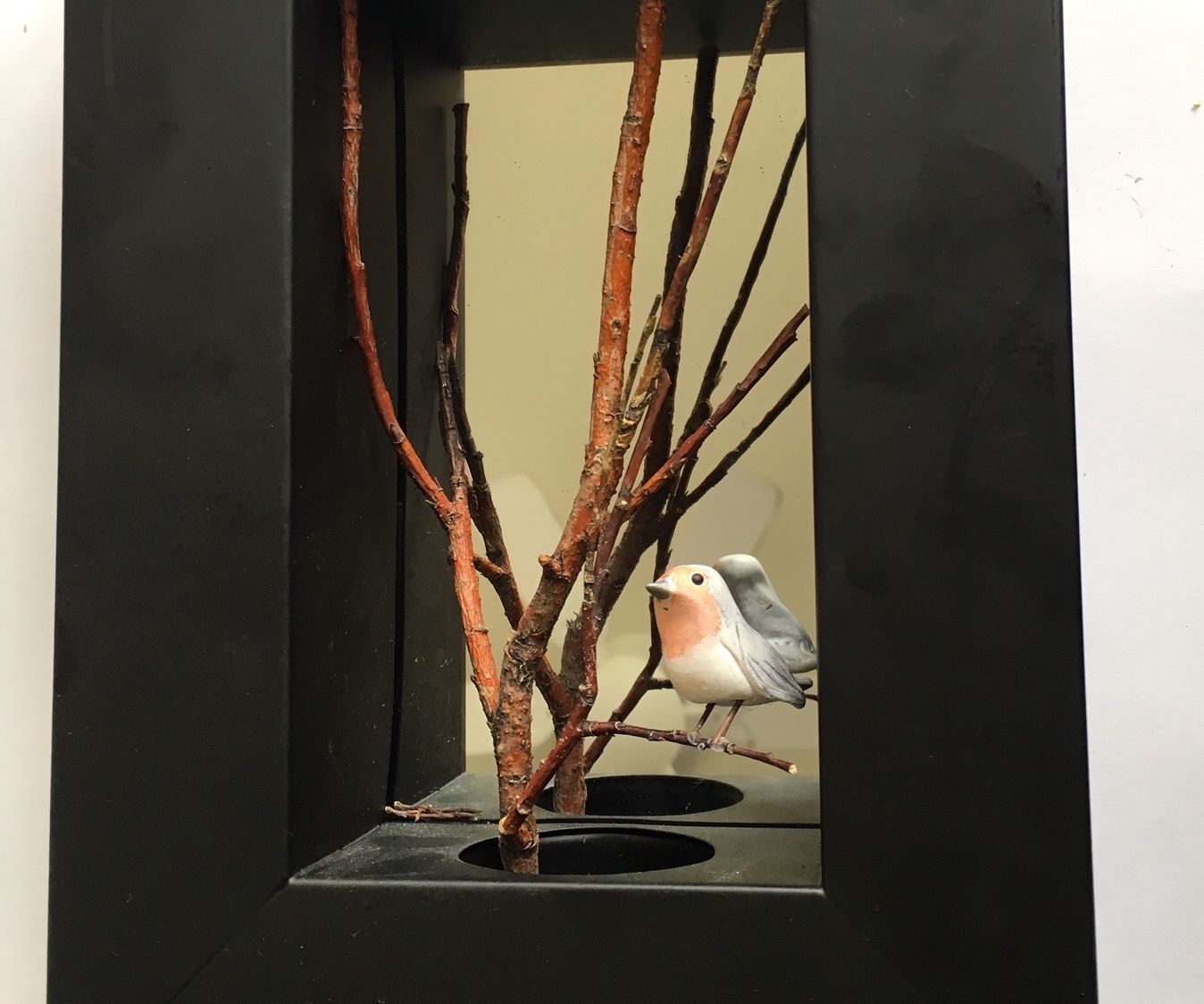 Bird Shadow Box - 3D Art