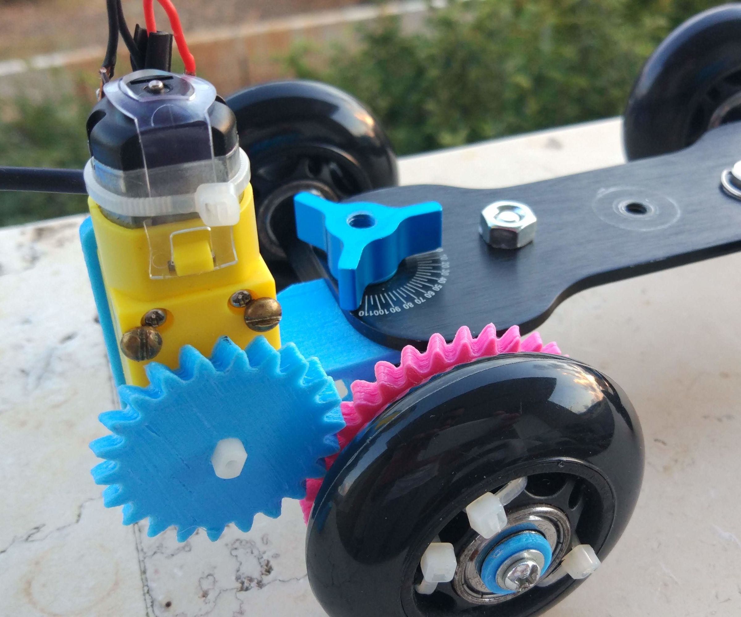 Motorized DSLR Dolly Car