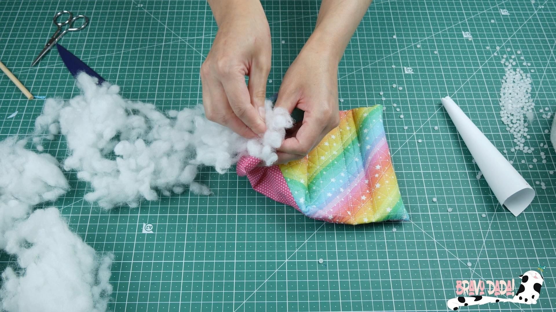 DIY How to Make a Quilted Electronic Device Pillow Stand + Fabric