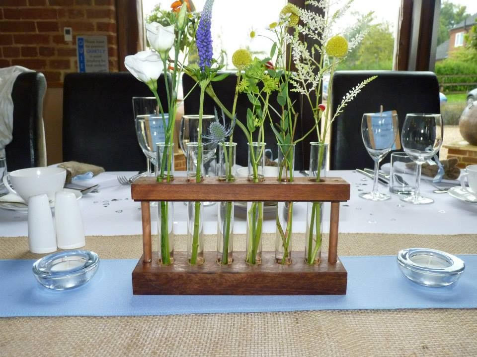 Test Tube Flower Rack