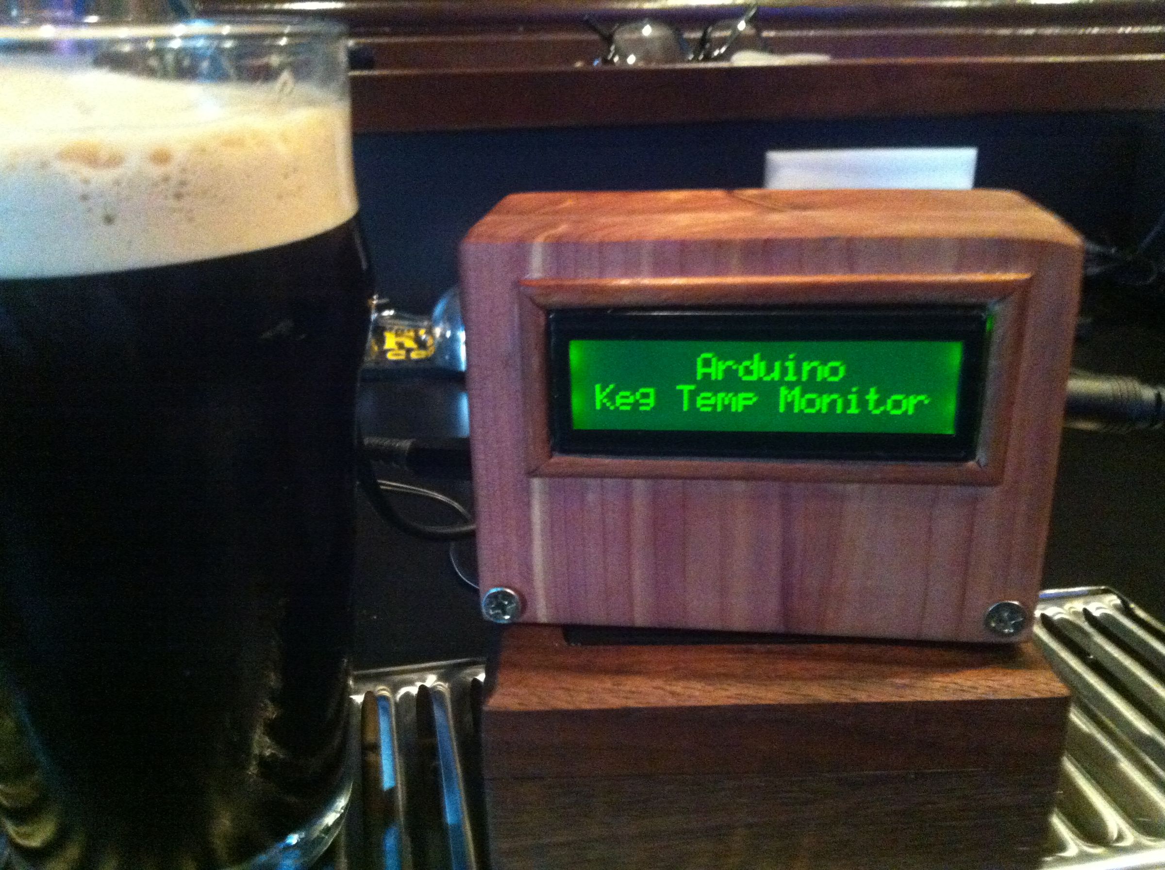 *duino Keg Temp Monitor, or the Quest for the Perfect Pint