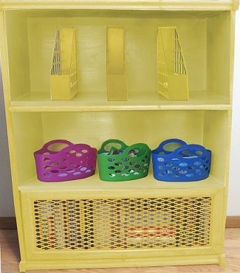 Turn an Old Book Case Into a Mail Center