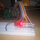 LED chaser using raspberry pi
