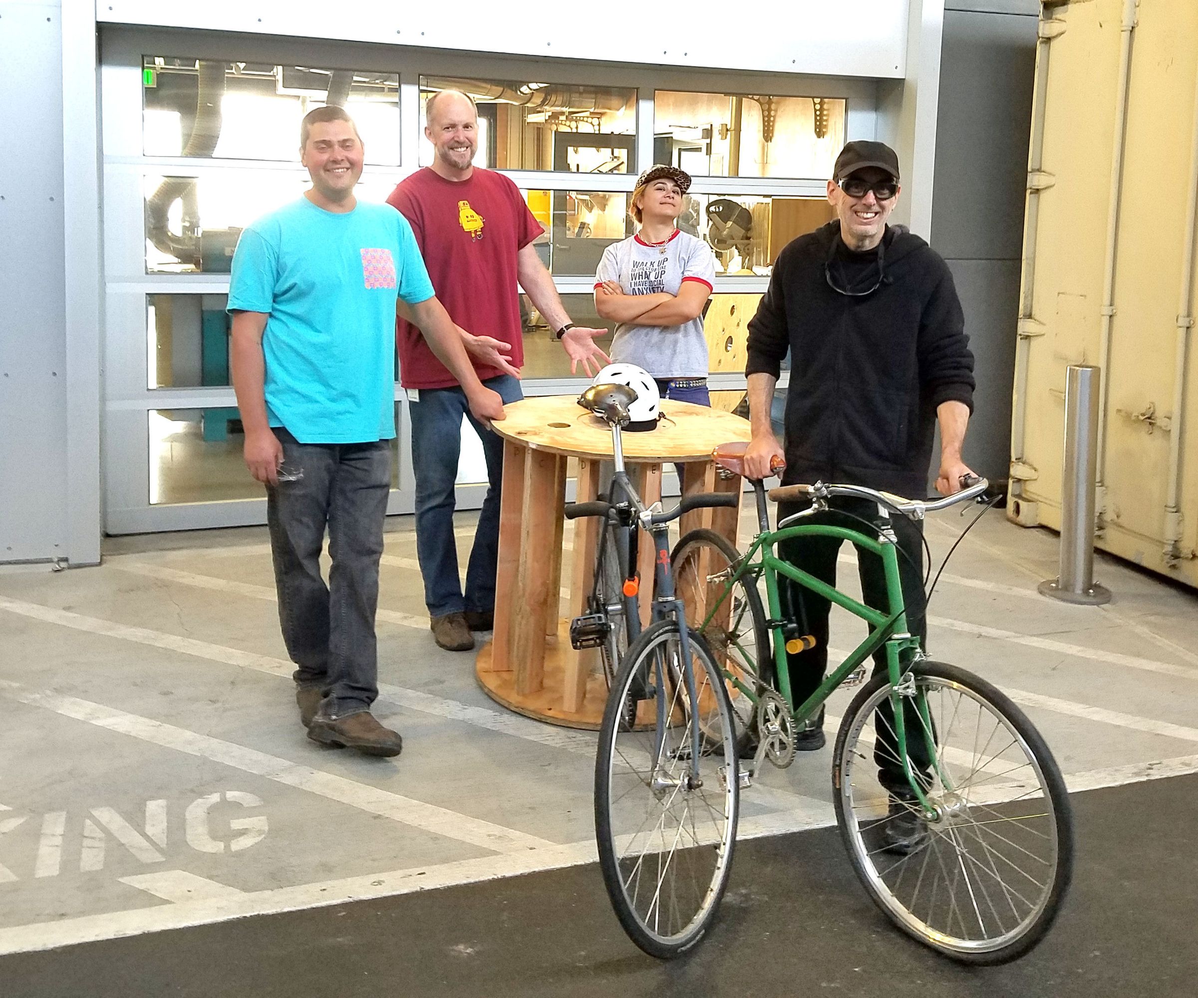 Circular Bike Rack for Burning Man