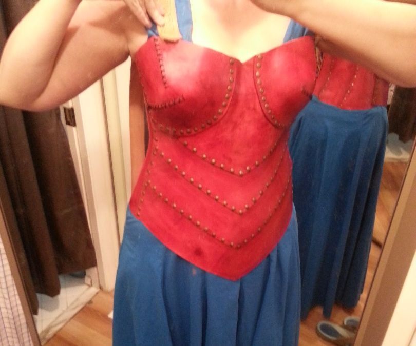 Custom Leather Corset