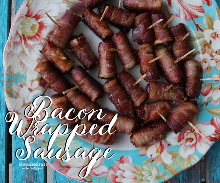 Bacon Wrapped Sausages!