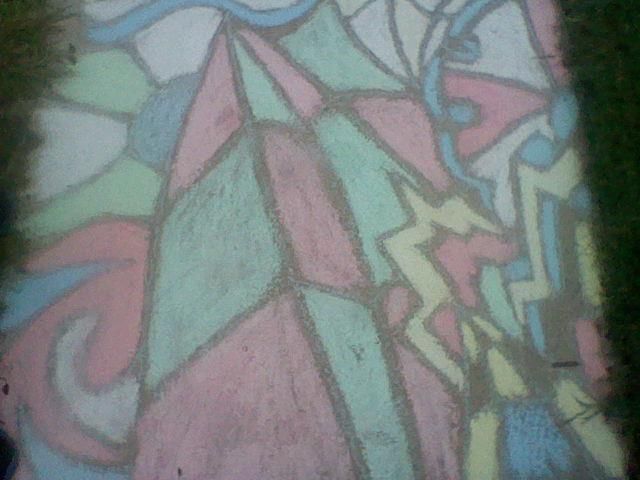 Some Sidewalk Art I Drew a Few Months Back