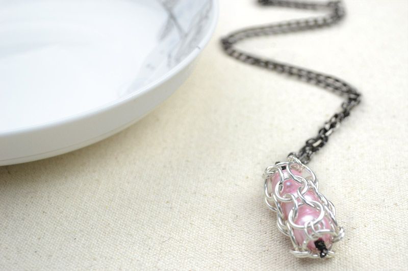 Chainmail Necklace Styles - Unique Handcrafted Jewelry With Jump Rings and Pearls