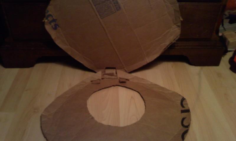 How to Make a Cardboard Clam Hat