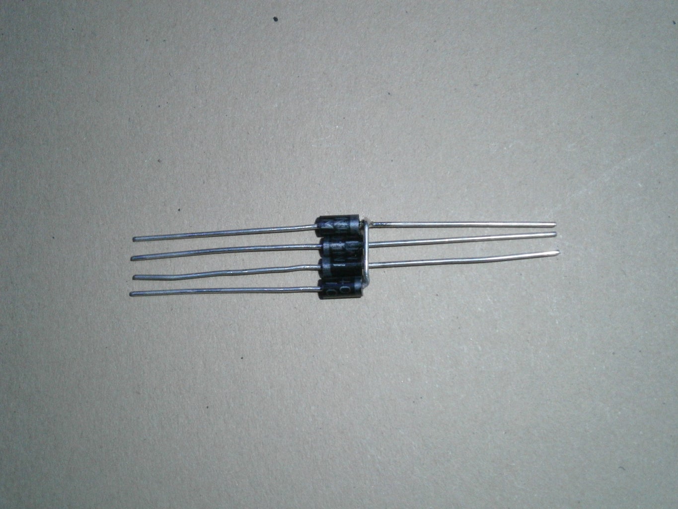DIY BRIDGE RECTIFIER (BETTER LOOKING) Circuit Diagram