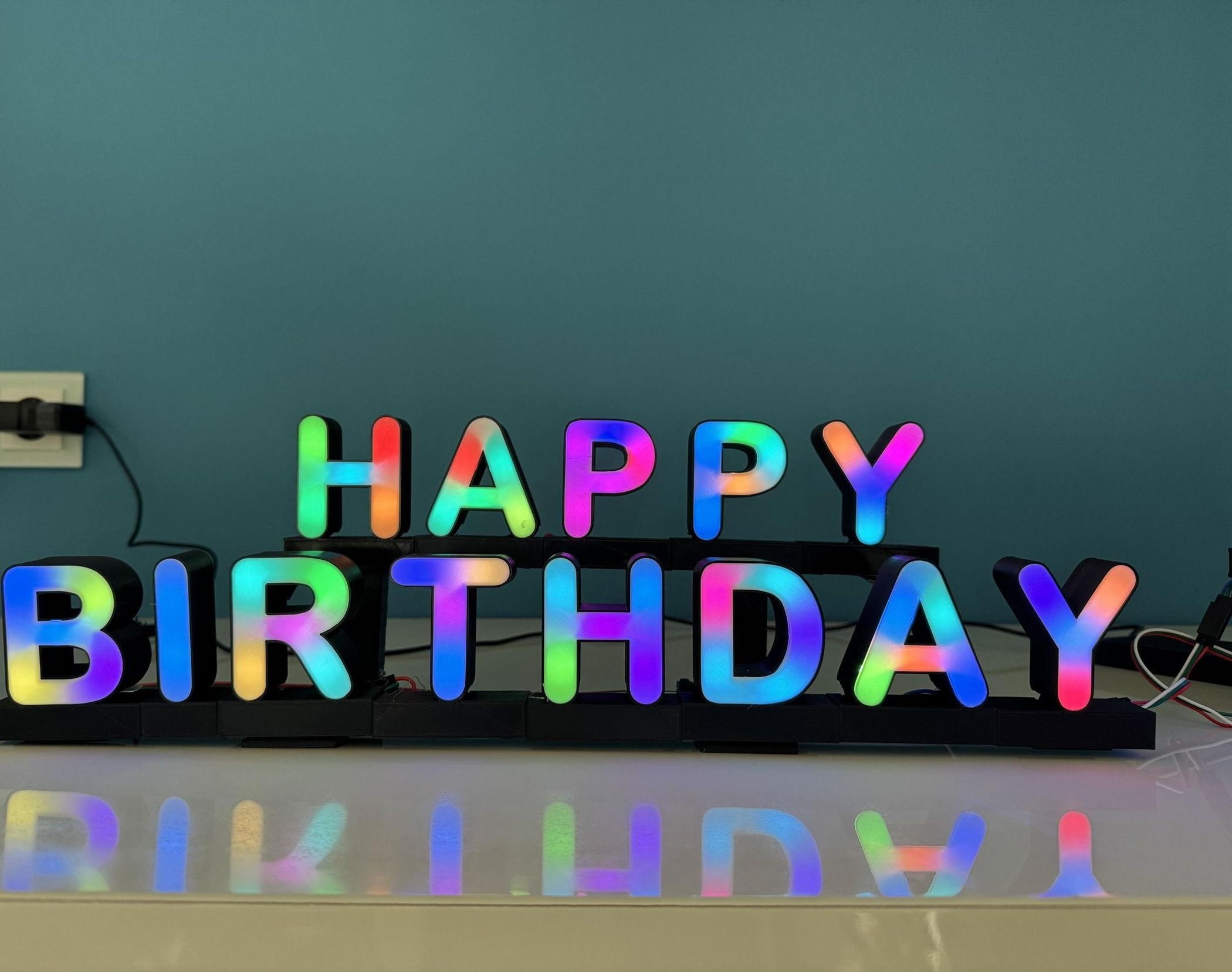 Instructables Led Letter How to Assemble Very Small LED Lighted Letters With Mini LP WS2812b ...