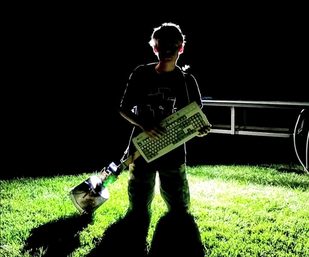 Stepper Motor Key-tar: a New Kind of Instrument