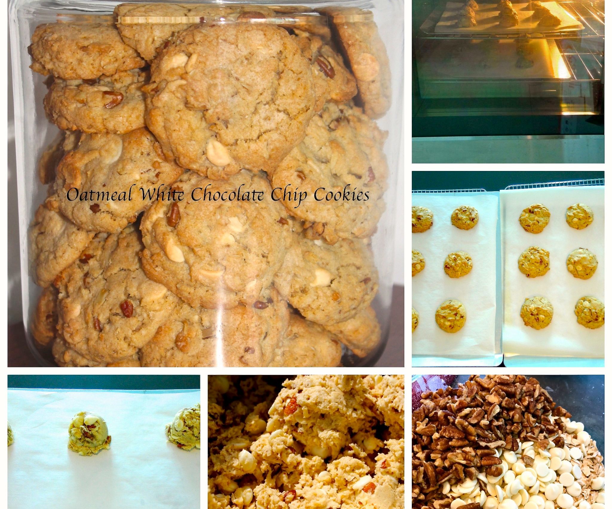 White Chocolate Oatmeal Cookies