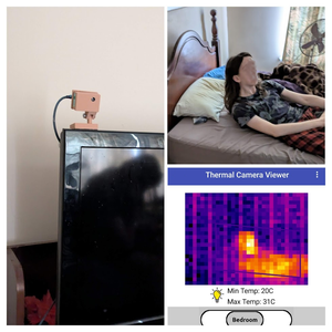 Privacy-protecting Family/Elderly Monitor Using Low-res Thermal Imaging (MLX90640/ESP32)