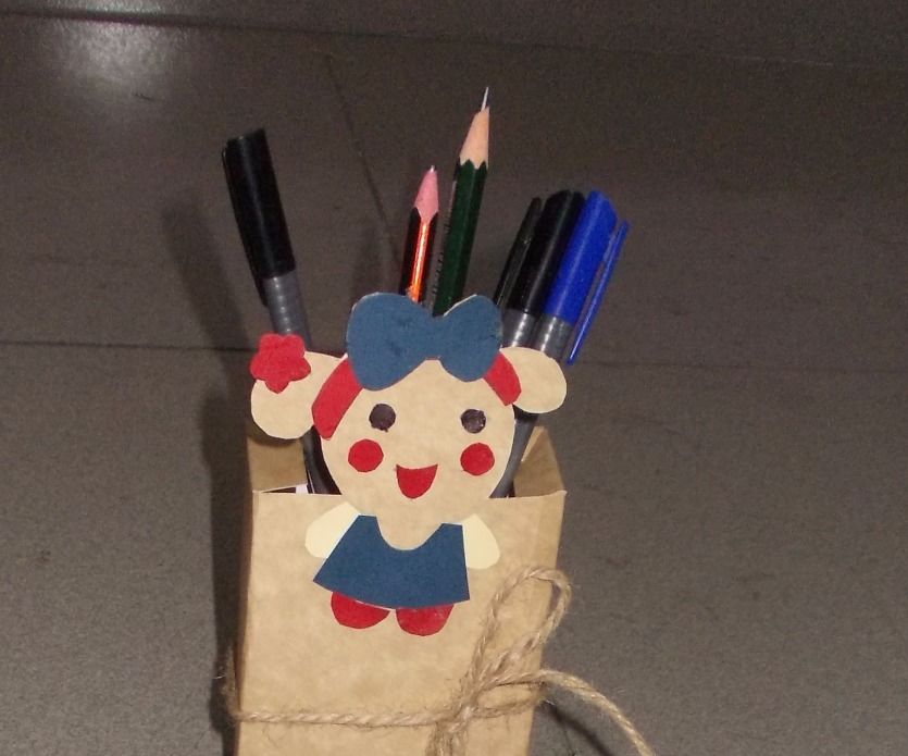 Miss La Sen Paper Pen Holder