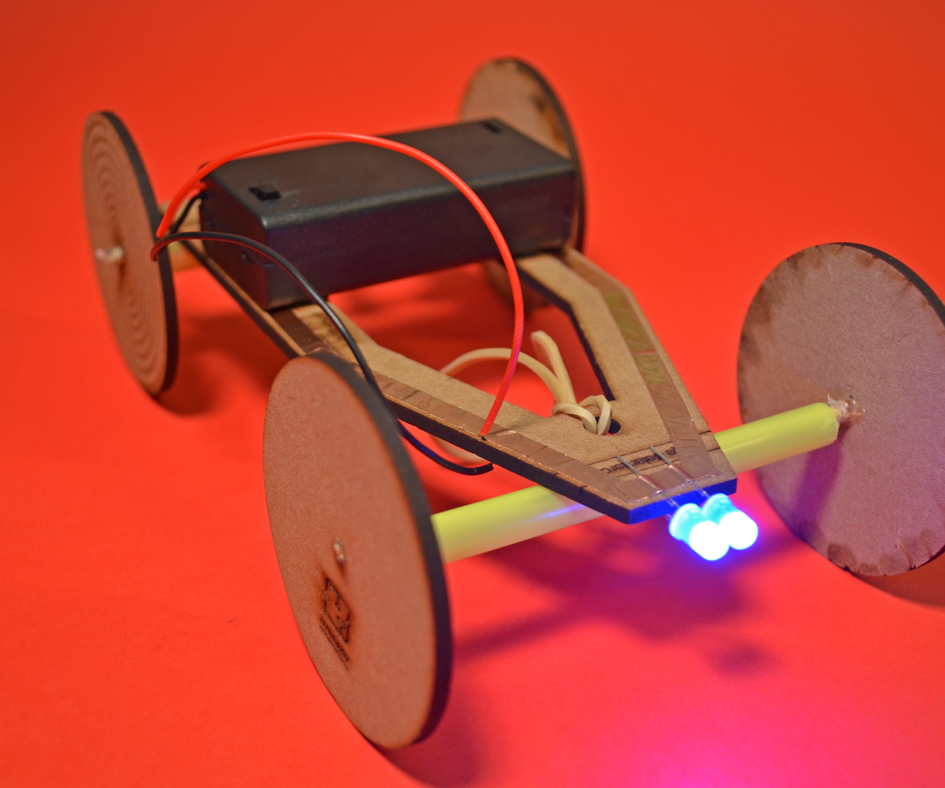 Electric Rubber Band Car