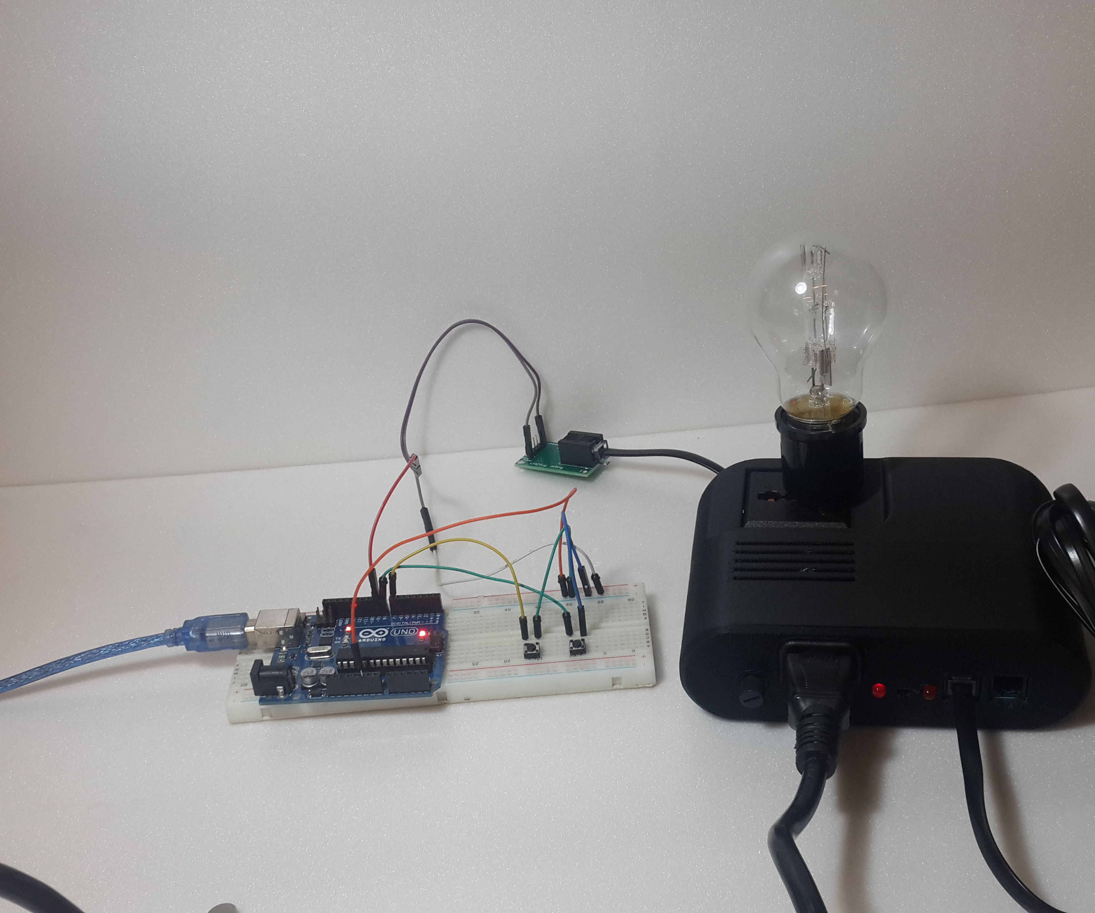 Control AC Dimmer Lamp Using Arduino