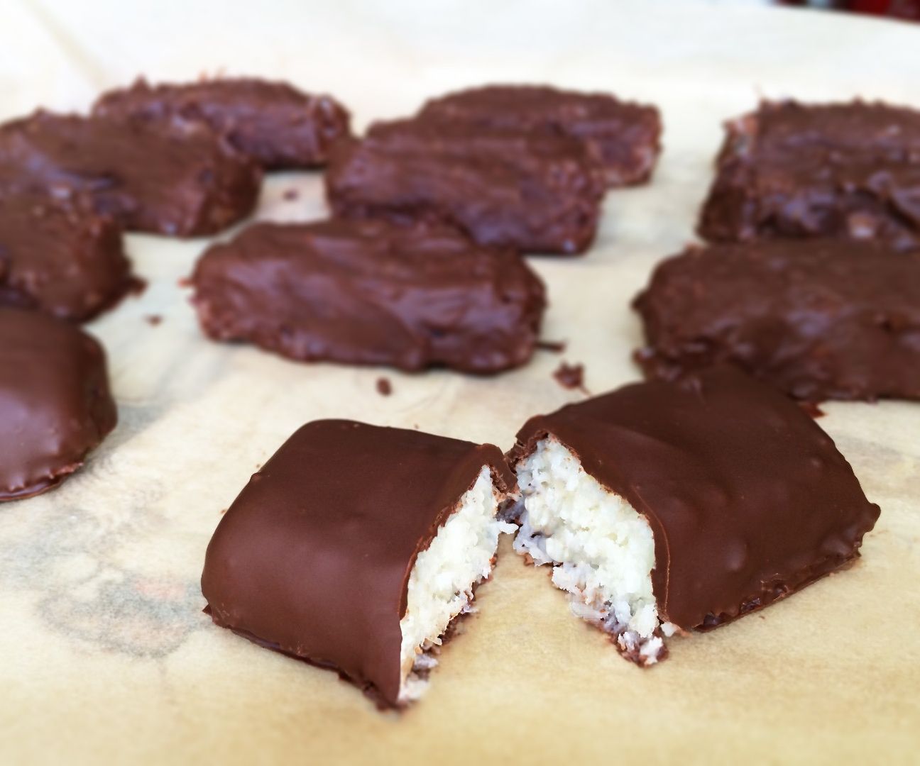 Homemade Bounty Bars