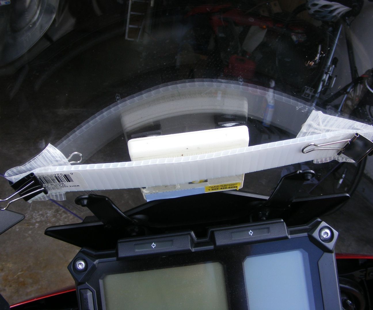 Easy Motorcycle Windscreen Toll Road Transponder Quick Mount (EZ PASS