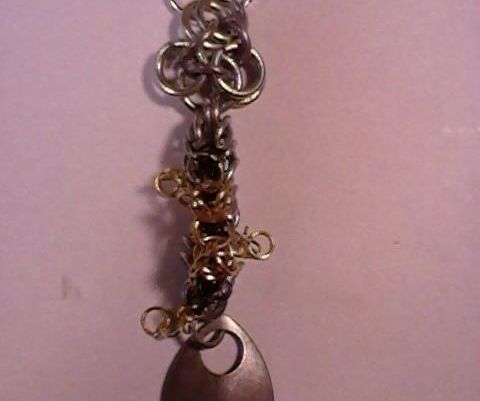 Full Metal Crochainmaille Pendant