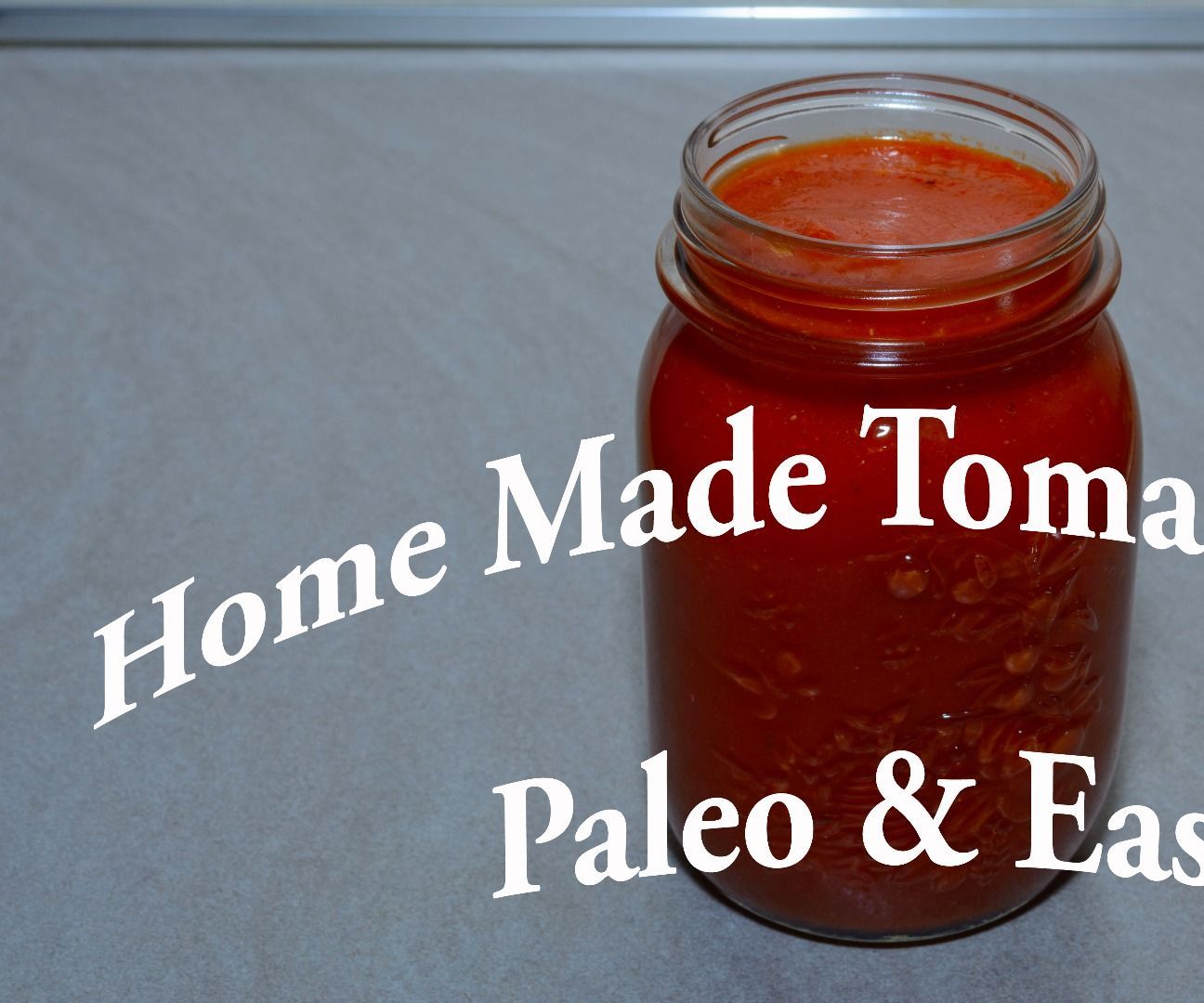 Homemade Tomato Sauce Paleo