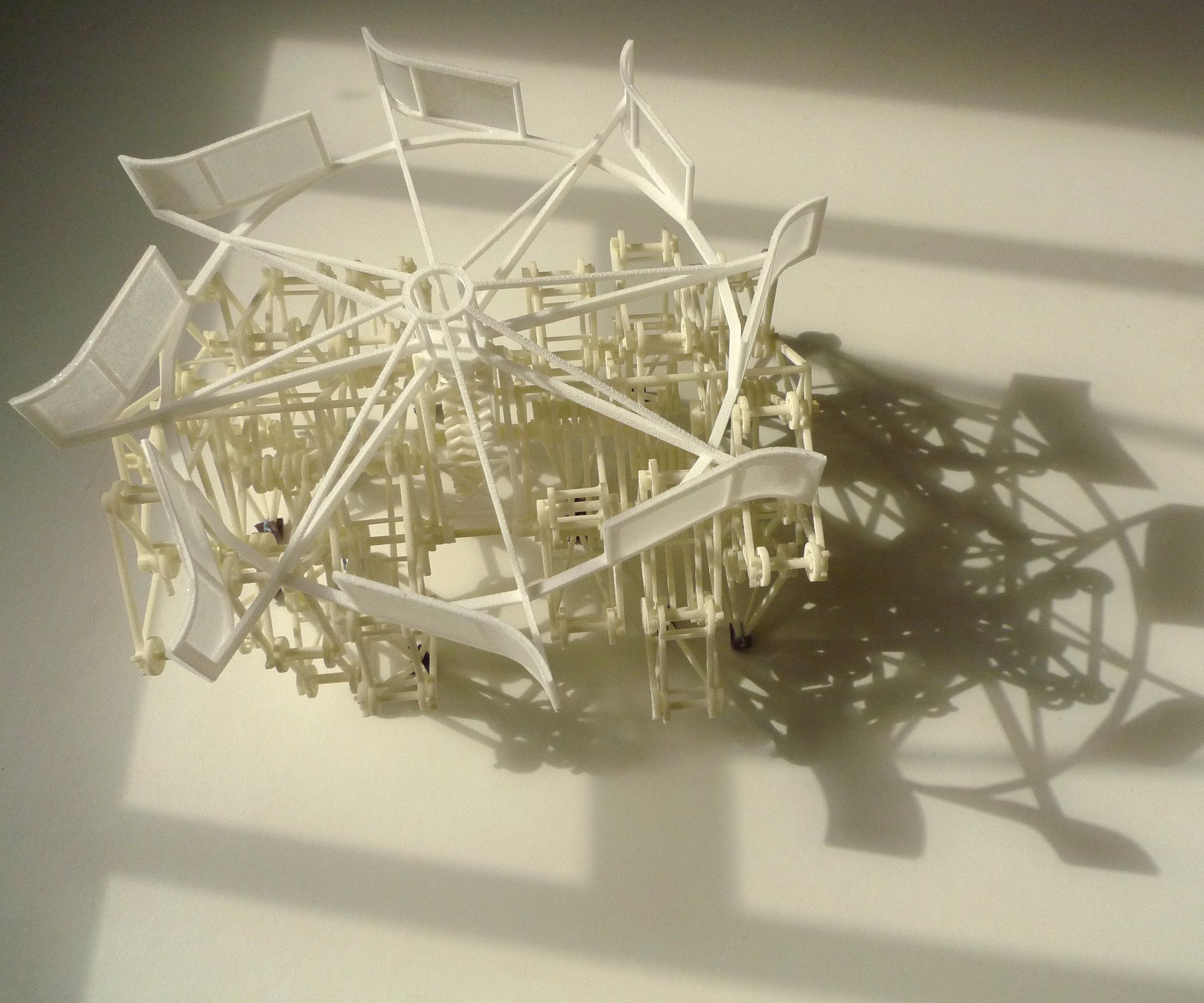 3d Printed Gears: Strandbeest Turbine