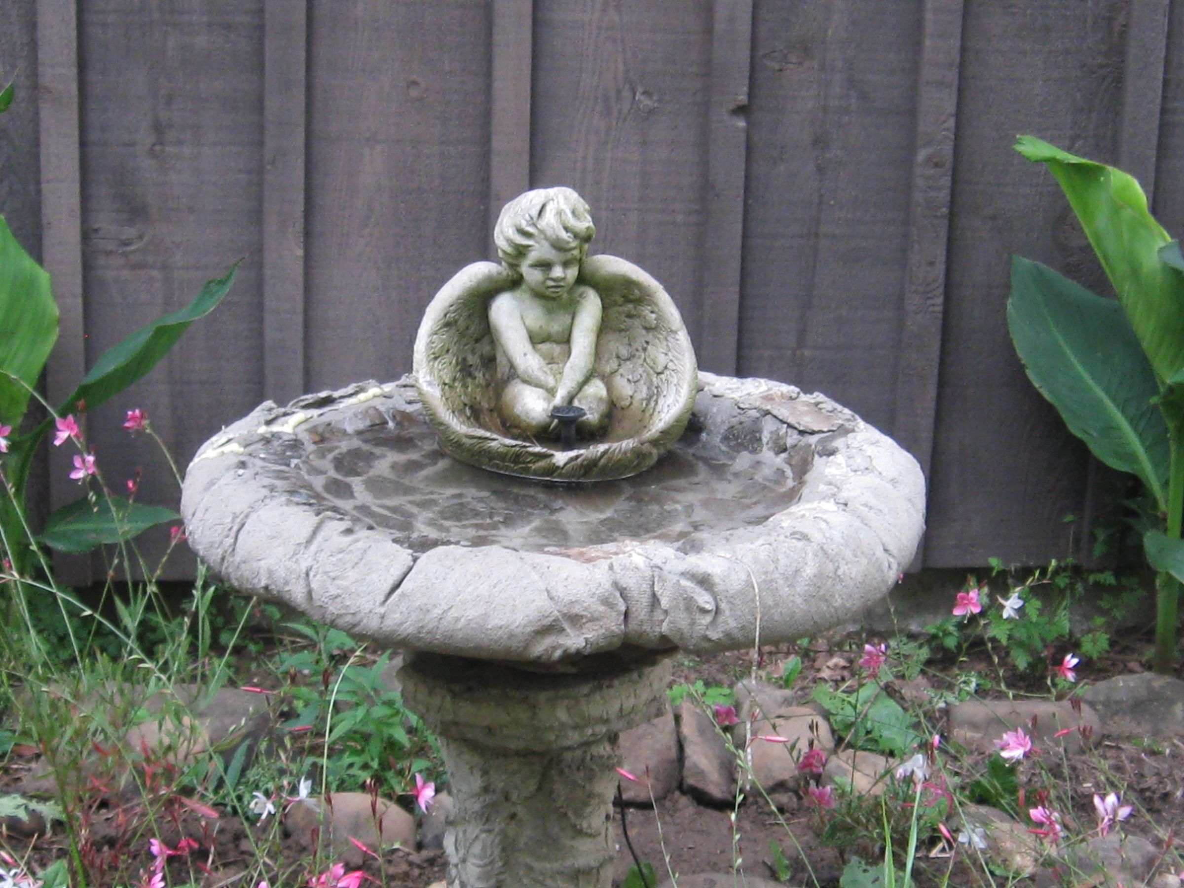 DIY Solar Powered BirdBath Fountain