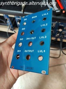 4 Channels Mixer Module for Modular Synthesizers : 3 Steps - Instructables