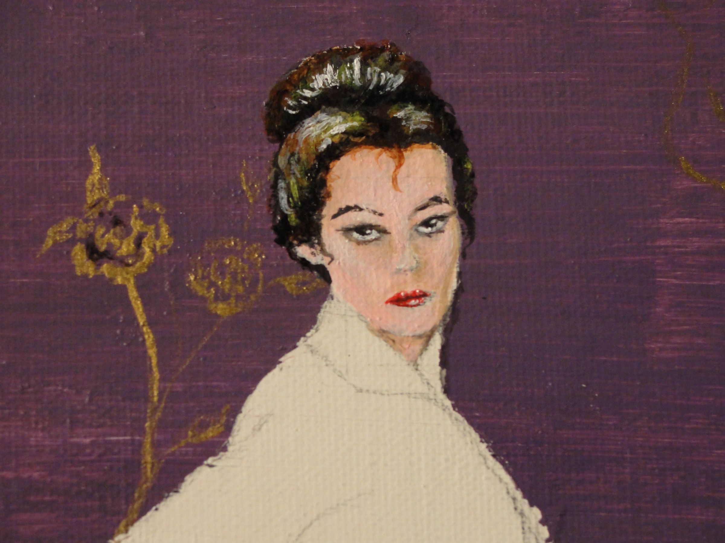 How to Paint Silk Using Acrylic Paint Portrait in Silk 7 Steps