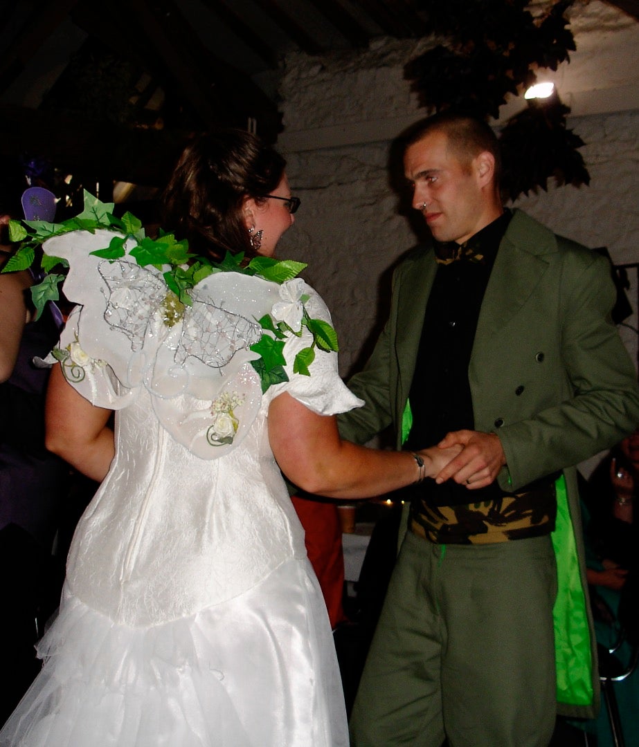 The Ruffles on the Back of the Dress