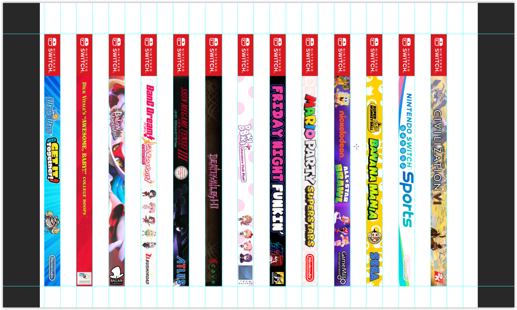 Print nintendo online switch game covers
