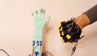 Magicq Hand Arduino Arduino - Make a Robotic Hand (Low Cost) : 6 Steps (with Pictures ...