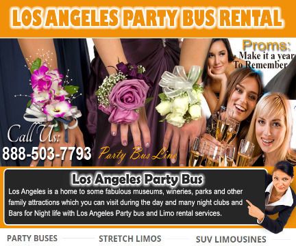 Los Angeles Party Bus Rental