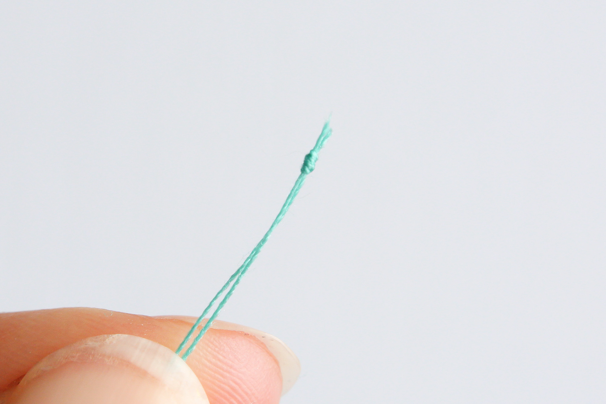 Threading Needles and Knotting Thread 4 Steps Instructables