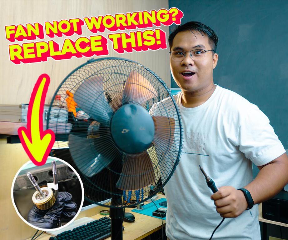 How to Fix a Broken Electric Fan Motor Humming Sound Rotor Not
