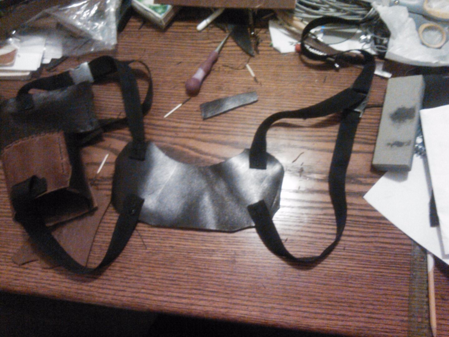 Leather NerfGun Holster 6 Steps Instructables