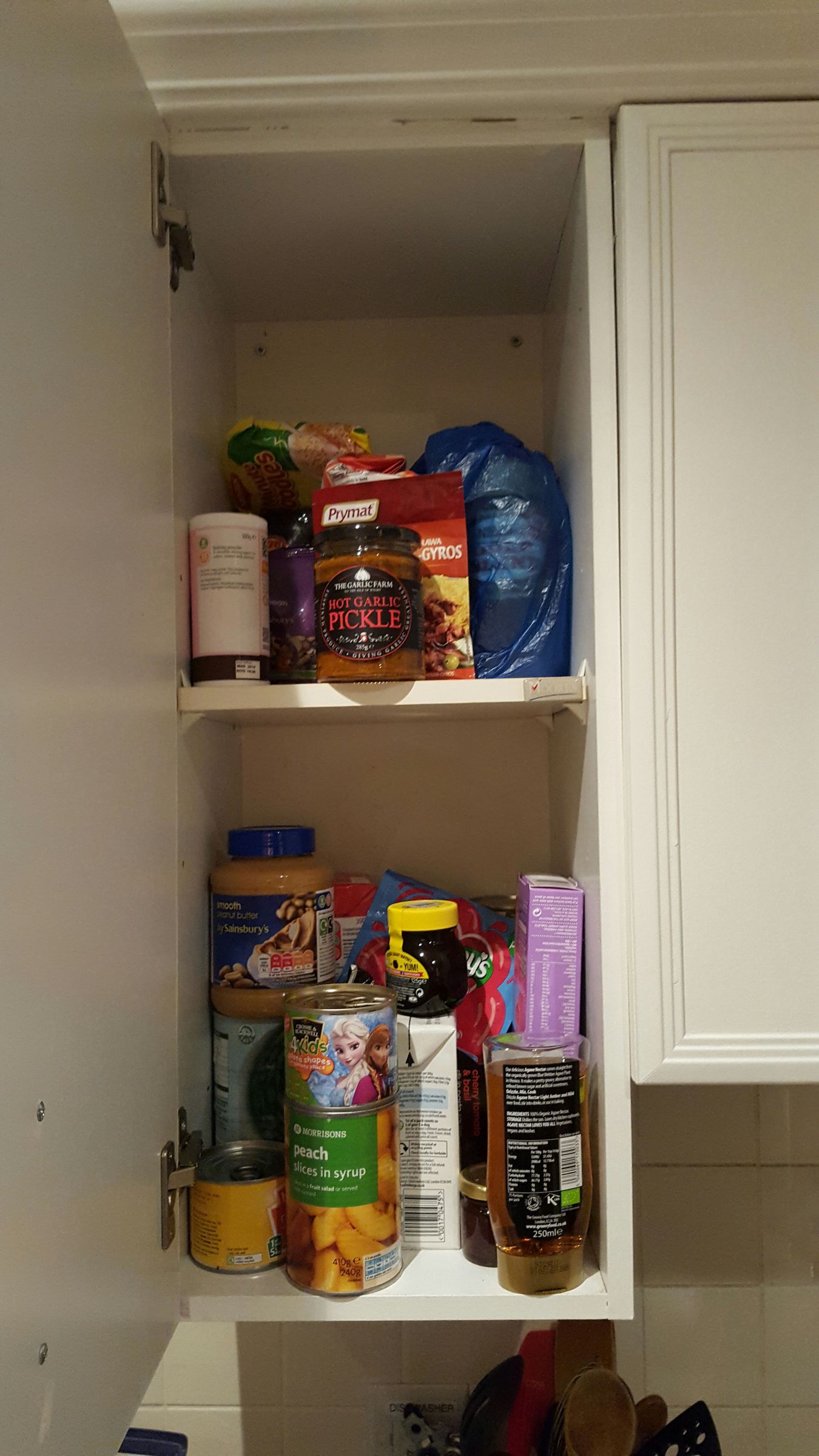 Improved Kitchen Shelving