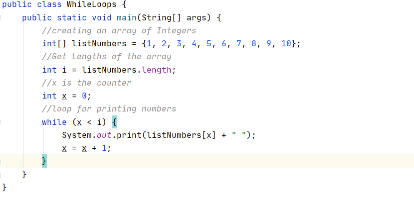 Java Array Stating Certain Length