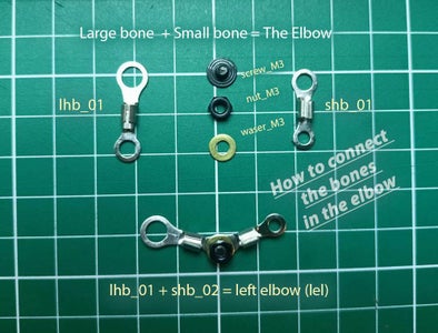 Assembling a Hand From Galvanized Clamps