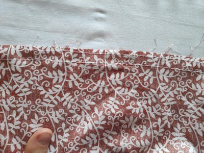 Preparation Flounce Sewing